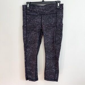 Lululemon Leggings Speed Up Crystalline Multi Crop Size 8